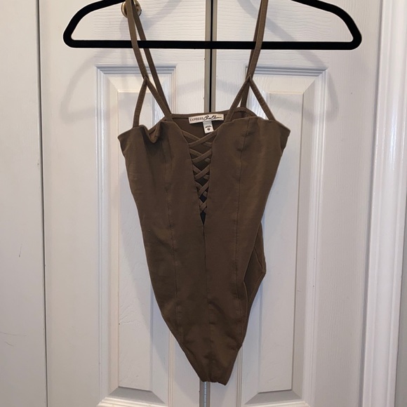 Camo Green Going Out Bodysuit - Picture 2 of 2